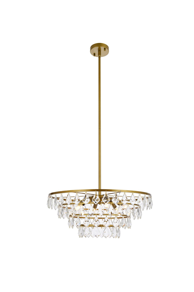 Elegant Lighting Pendant Light 1101D24BR