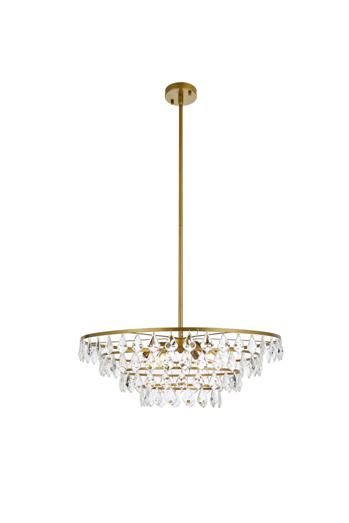 Elegant Lighting Pendant Light 1101D28BR