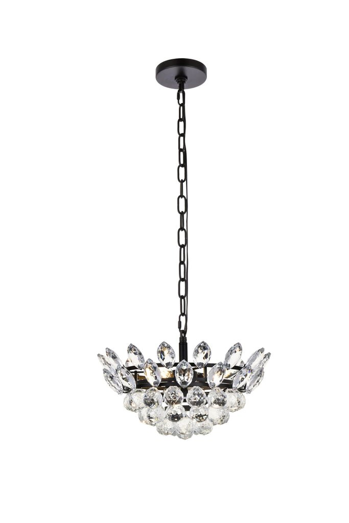 Elegant Lighting Pendant Light 1104D14BK