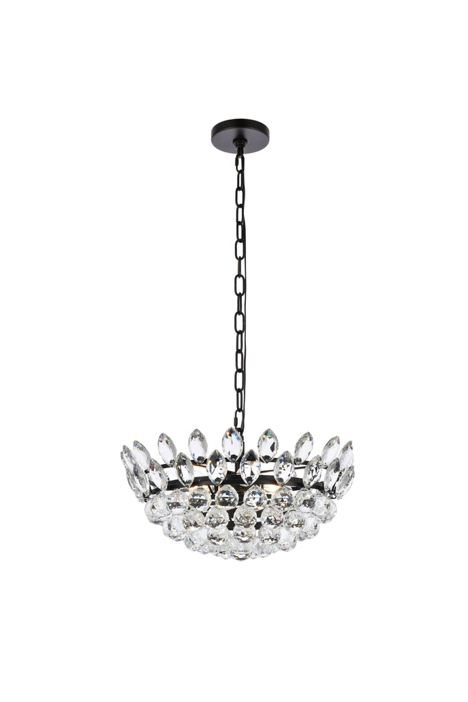 Elegant Lighting Pendant Light 1104D18BK