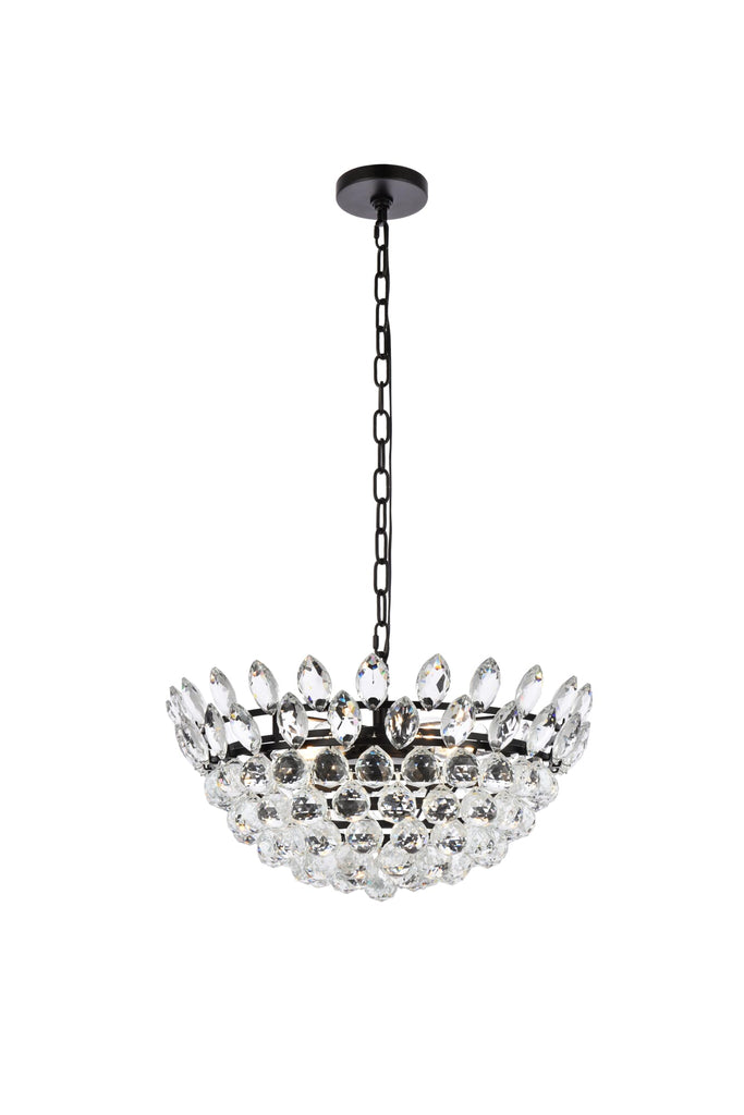 Elegant Lighting Pendant Light 1104D20BK