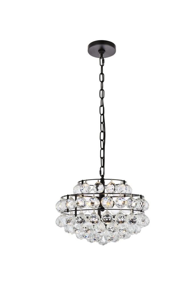 Elegant Lighting Pendant Light 1106D14BK