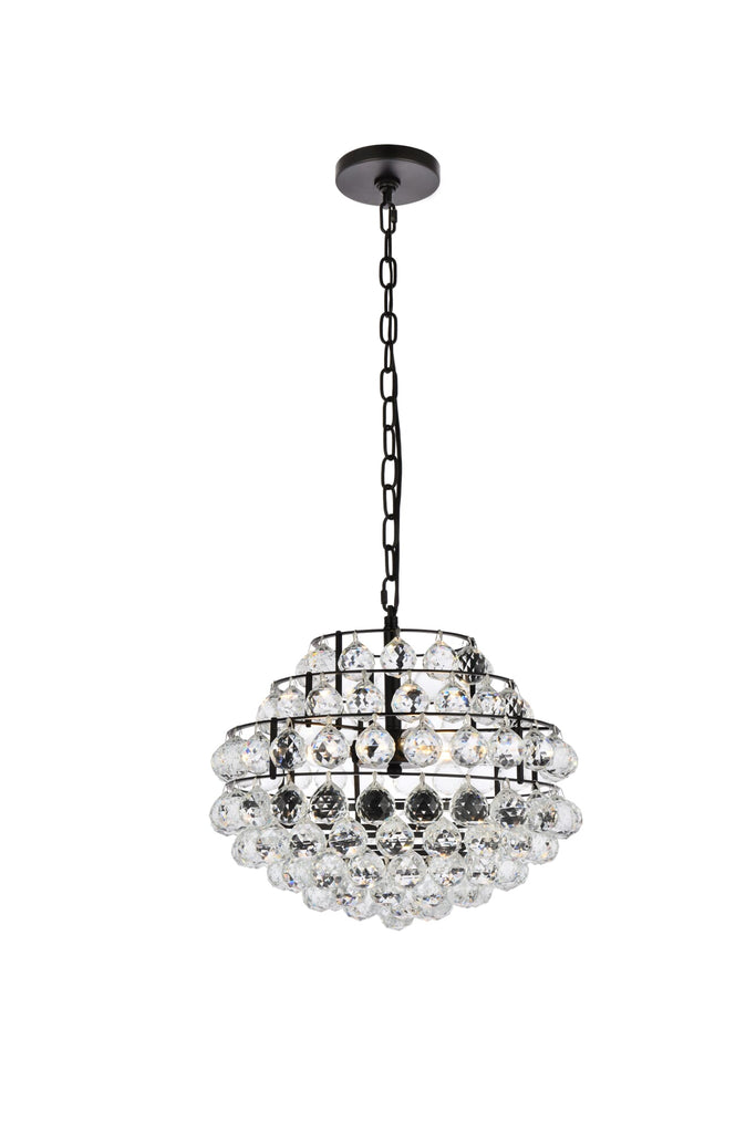 Elegant Lighting Pendant Light 1106D16BK