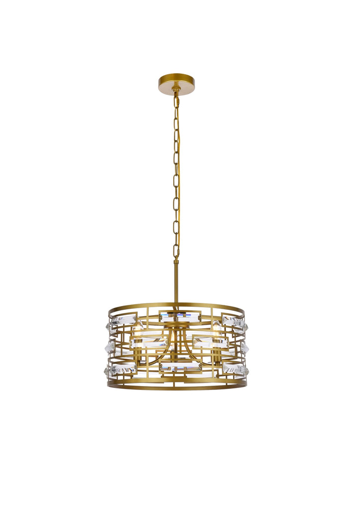 Elegant Lighting Pendant Light 1108D16BR