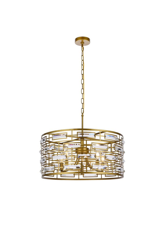 Elegant Lighting Pendant Light 1108D24BR