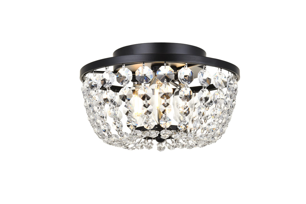 Elegant Lighting Flush Mount Light 1109F10BK