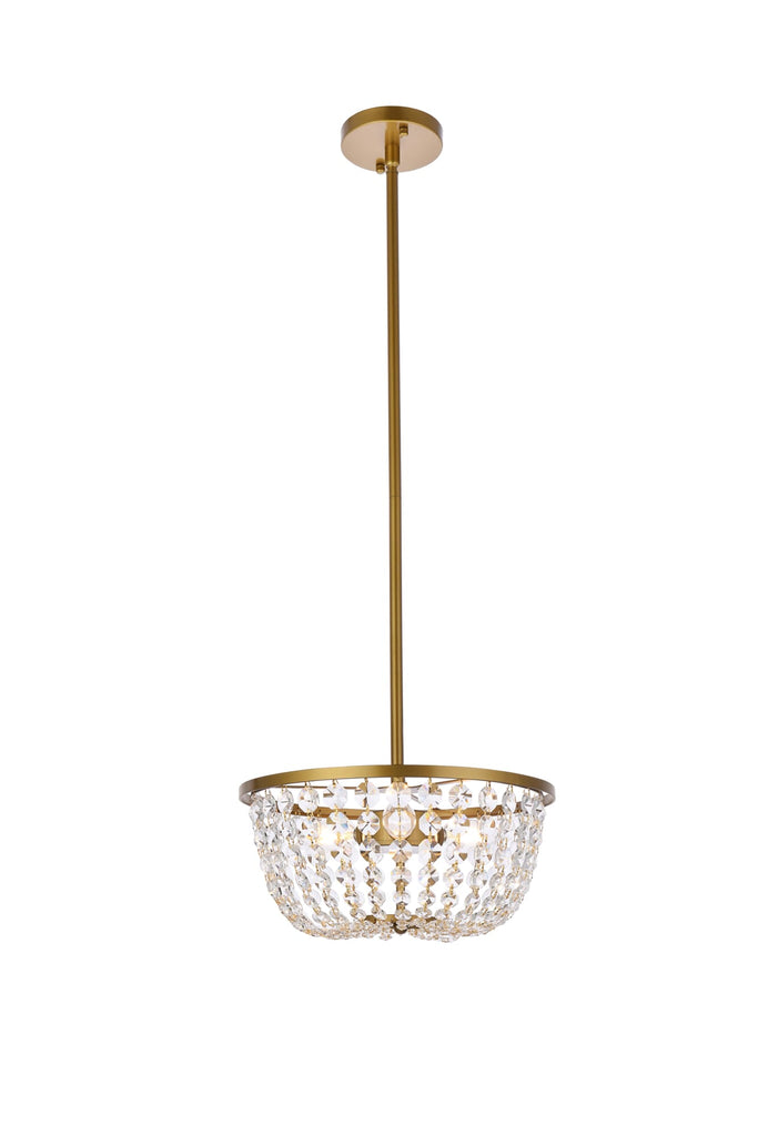 Elegant Lighting Pendant Light 1114D13BR