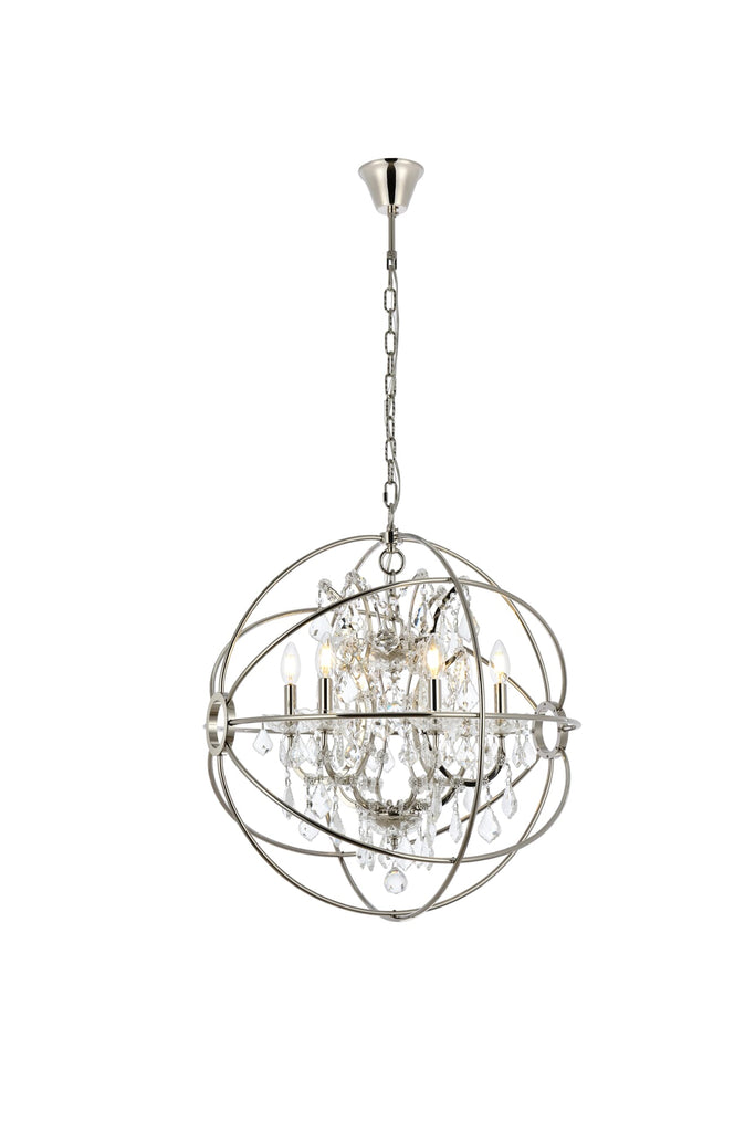 Elegant Lighting Chandelier Royal Cut 1130D25PN/RC