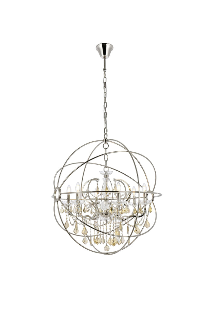 Elegant Lighting Chandelier Royal Cut 1130D32PN-GT/RC