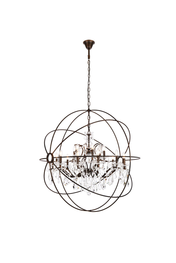 Elegant Lighting Chandelier Royal Cut 1130G43DB/RC