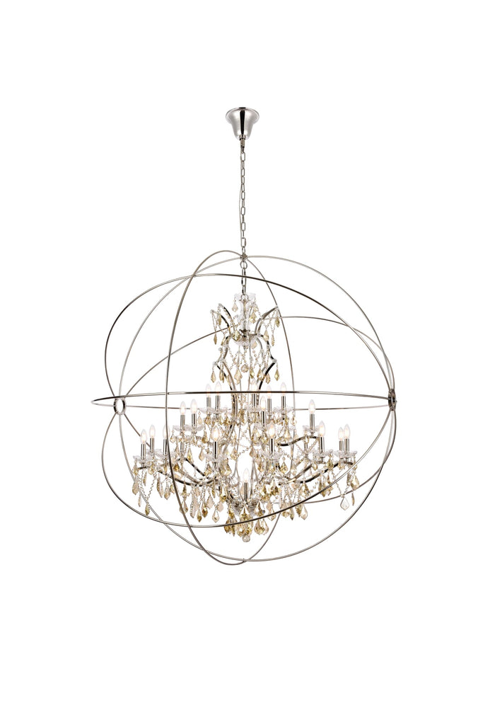 Elegant Lighting Chandelier Royal Cut 1130G60PN-GT/RC