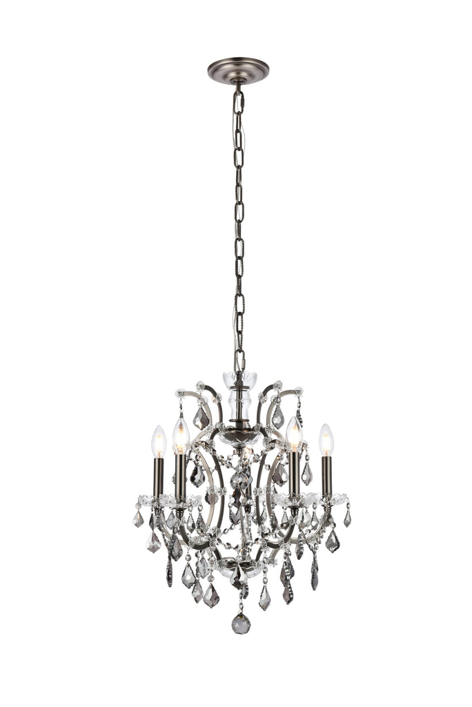 Elegant Lighting Pendant Light Royal Cut 1138D18PN-SS/RC