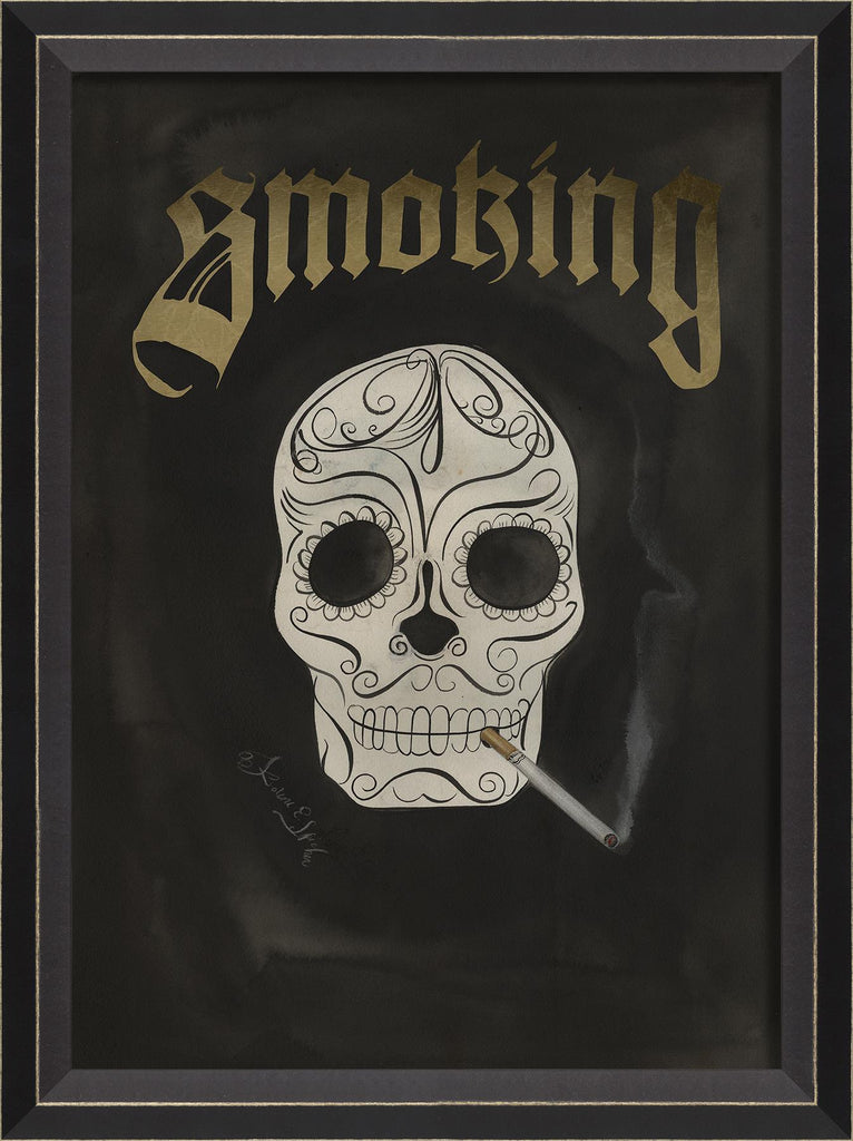 Spicher & Company BC Skull with Cigarette - Smoking 11431