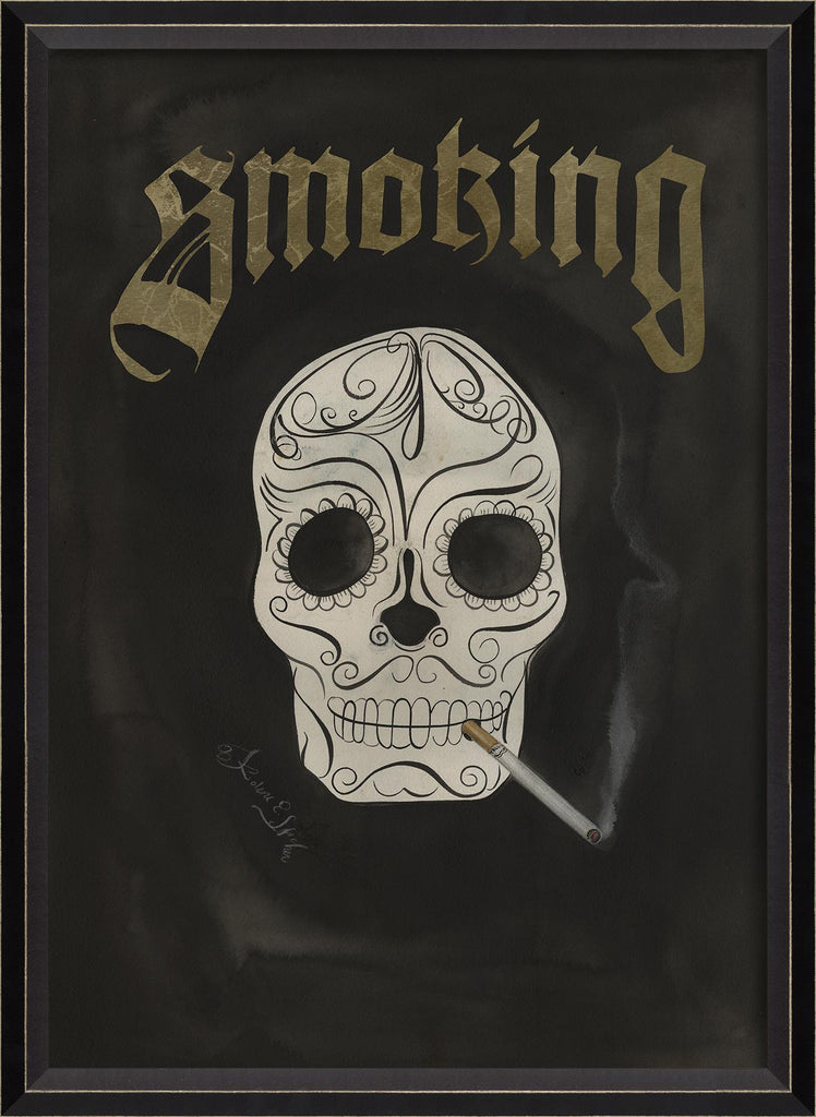 Spicher & Company BC Skull with Cigarette  Smoking 11435