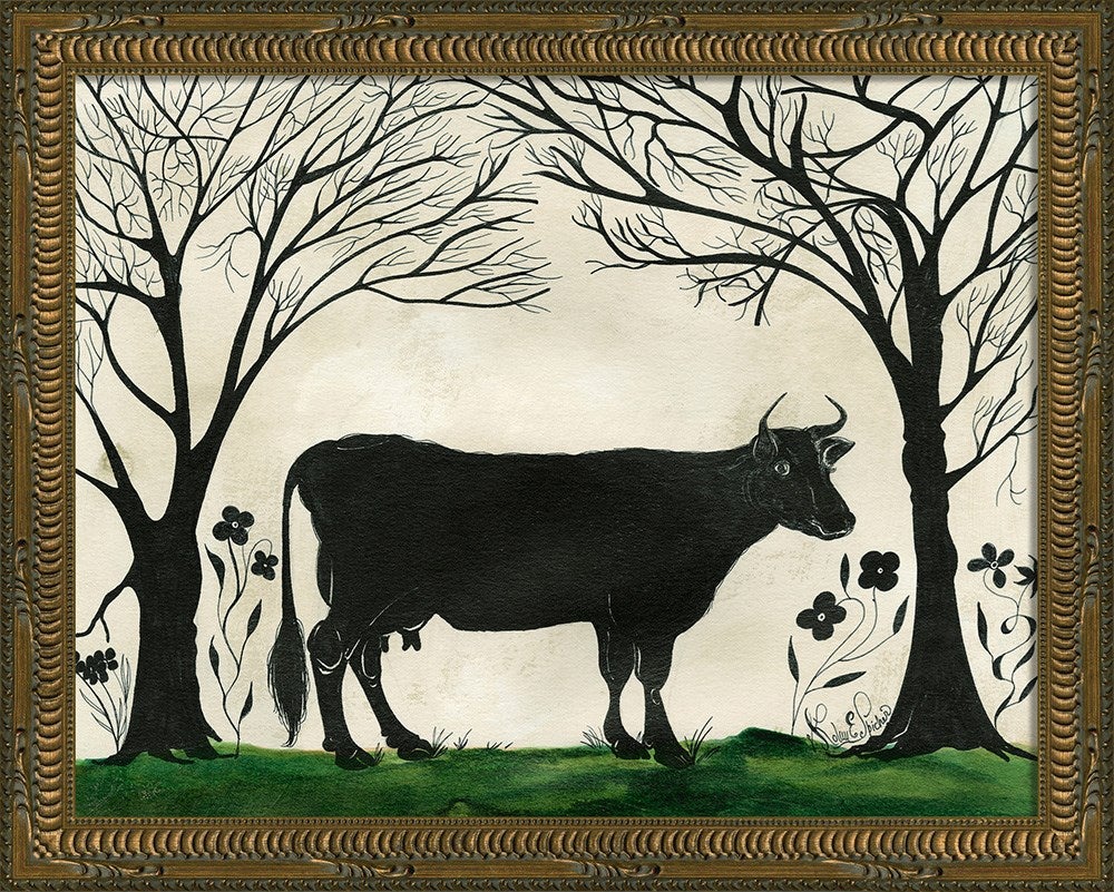 Spicher & Company KG Animal Silhouette Cow facing right Sm 11851