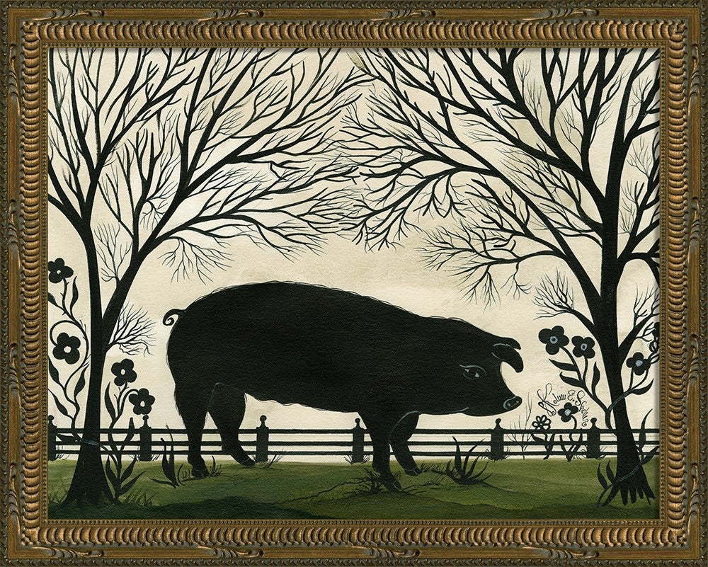 Spicher & Company KG Animal Silhouette Pig Facing Right Sm 11856