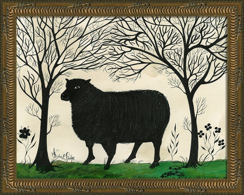 Spicher & Company KG Animal Silhouette Sheep facing left Sm 11857