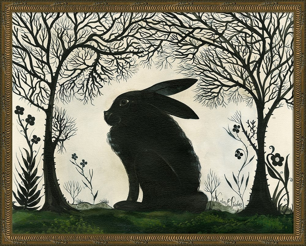 Spicher & Company KG Animal Silhouette Rabbit facing left Lg 11925