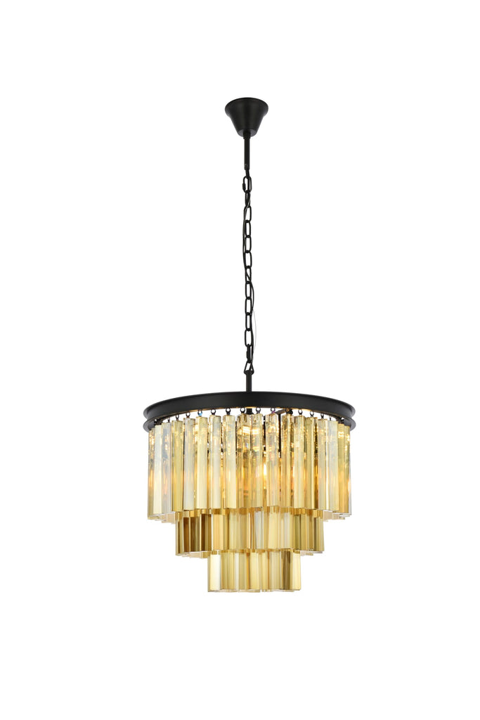 Elegant Lighting Chandelier Royal Cut 1201D20MB-GT/RC