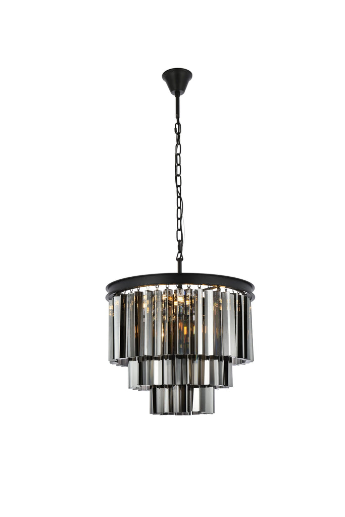 Elegant Lighting Chandelier Royal Cut 1201D20MB-SS/RC