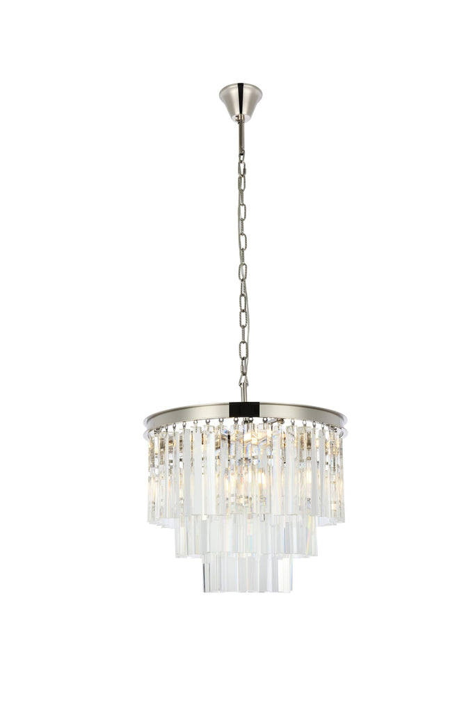 Elegant Lighting Chandelier Royal Cut 1201D20PN/RC