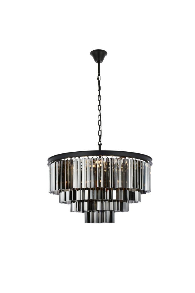 Elegant Lighting Chandelier Royal Cut 1201D32MB-SS/RC