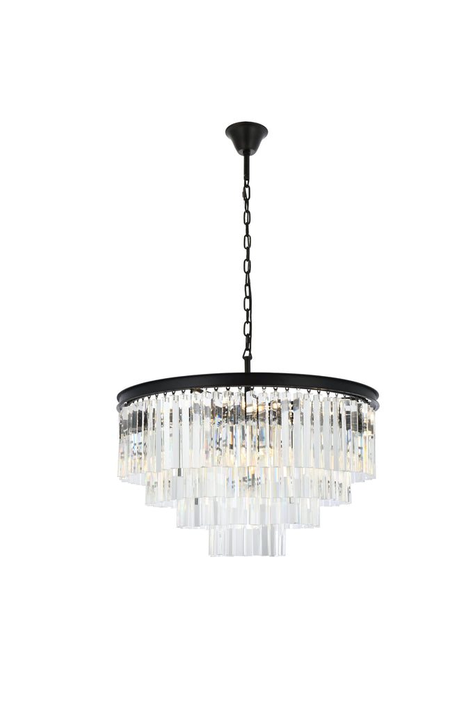 Elegant Lighting Chandelier Royal Cut 1201D32MB/RC