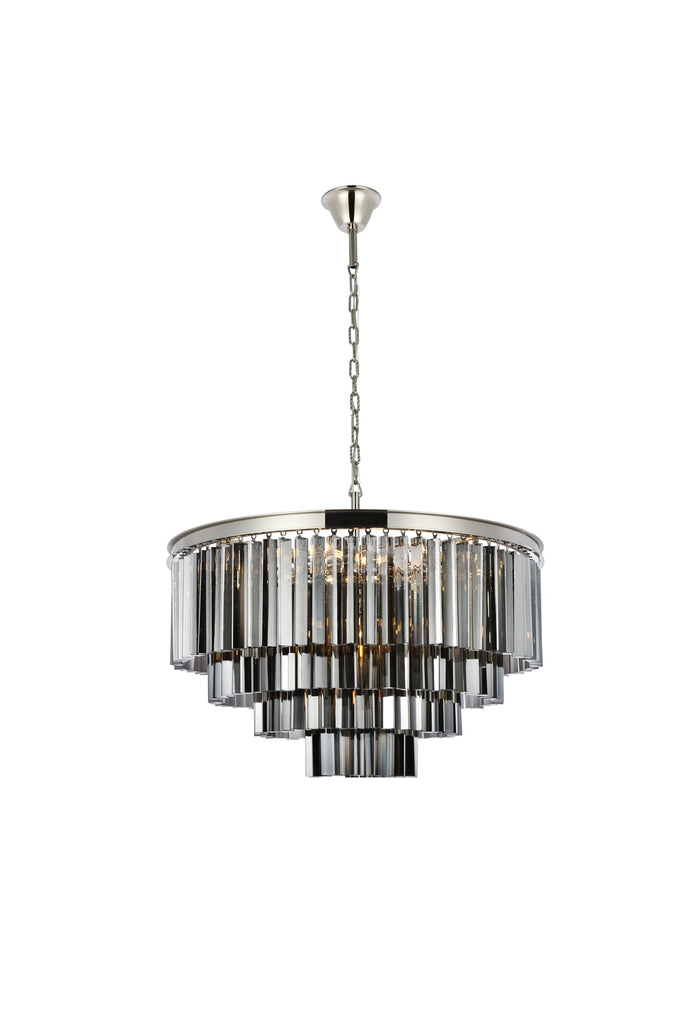 Elegant Lighting Chandelier Royal Cut 1201D32PN-SS/RC