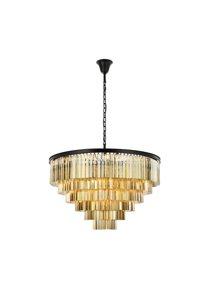 Elegant Lighting Chandelier Royal Cut 1201D44MB-GT/RC