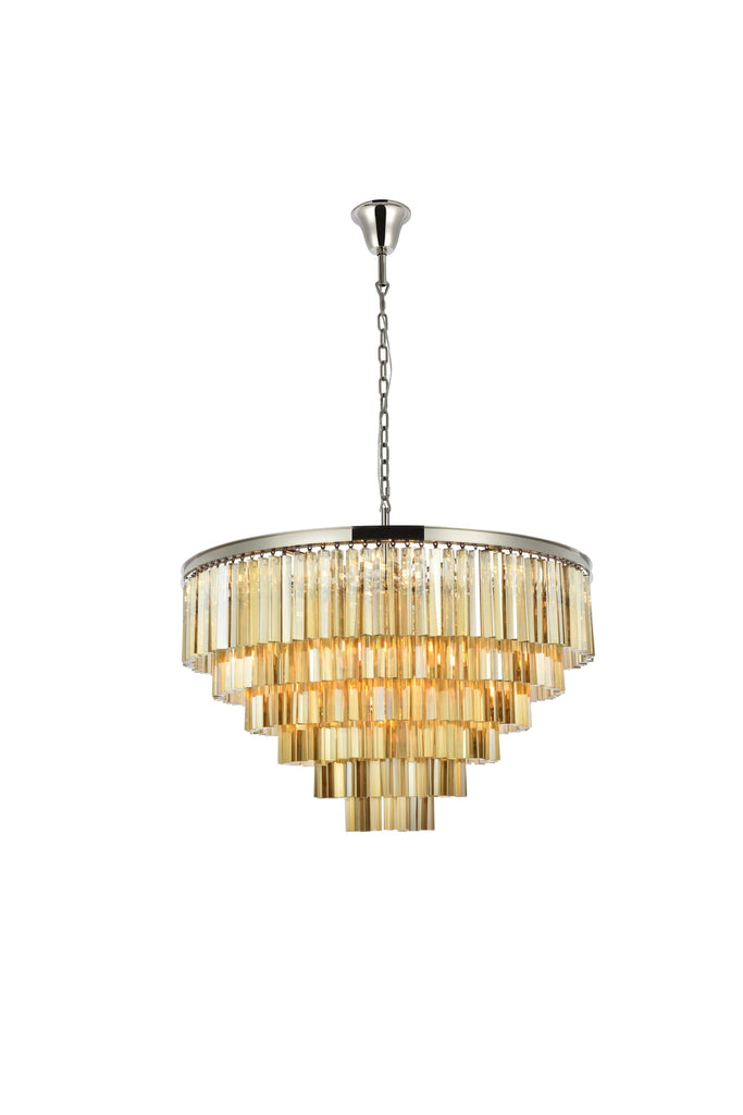 Elegant Lighting Chandelier Royal Cut 1201D44PN-GT/RC