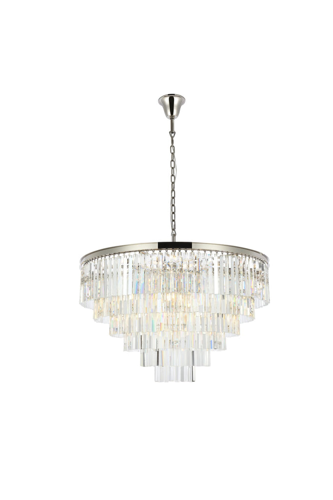 Elegant Lighting Chandelier Royal Cut 1201D44PN/RC