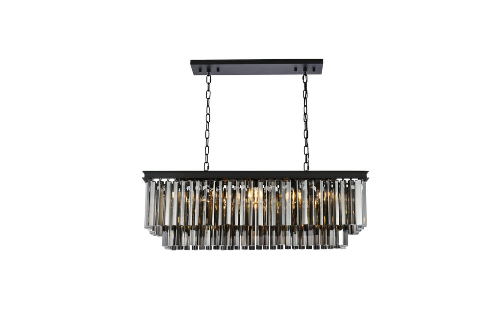 Elegant Lighting Chandelier Royal Cut 1202D40MB-SS/RC