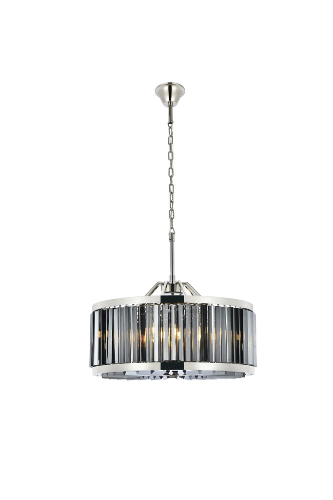 Elegant Lighting Chandelier Royal Cut 1203D28PN-SS/RC