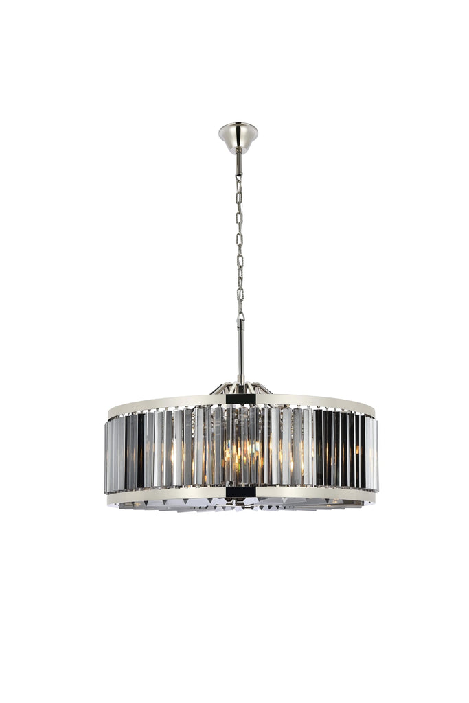 Elegant Lighting Chandelier Royal Cut 1203D35PN-SS/RC