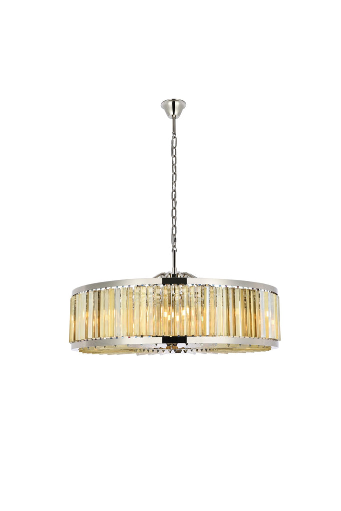 Elegant Lighting Chandelier Royal Cut 1203G43PN-GT/RC