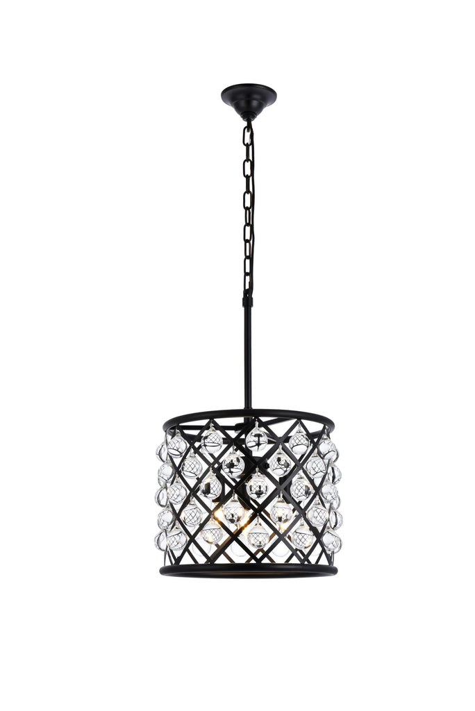 Elegant Lighting Pendant Light Royal Cut 1204D14MB/RC