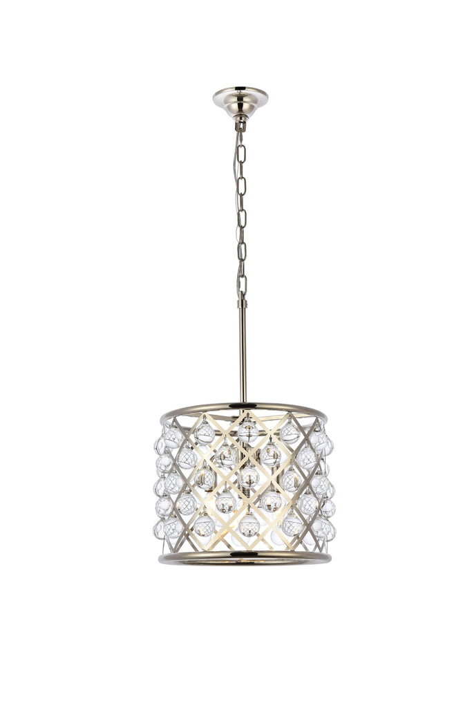 Elegant Lighting Pendant Light Royal Cut 1204D14PN/RC