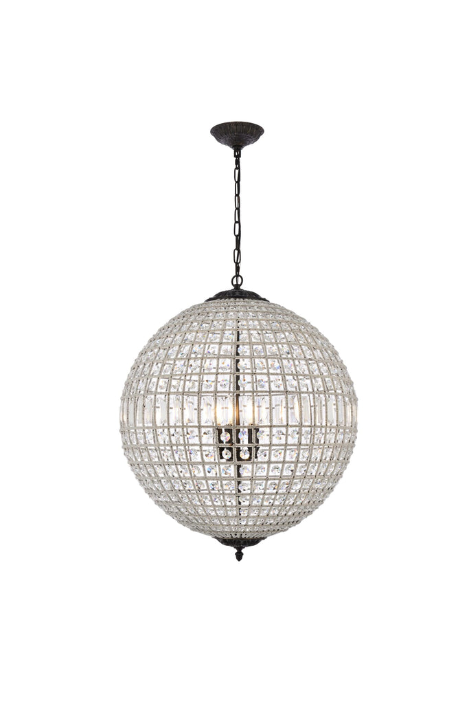 Elegant Lighting Chandelier Royal Cut 1205D24DB/RC