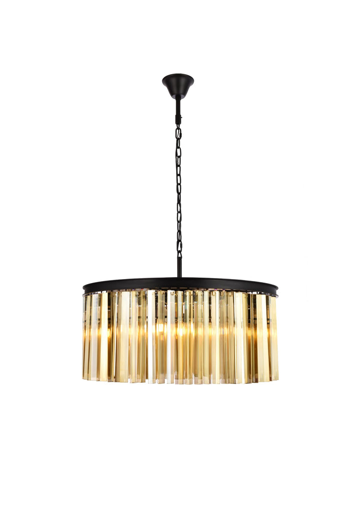 Elegant Lighting Chandelier Royal Cut 1208D31MB-GT/RC