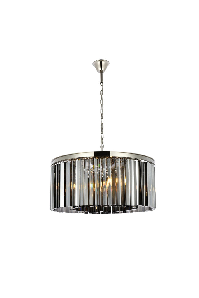 Elegant Lighting Chandelier Royal Cut 1208D31PN-SS/RC