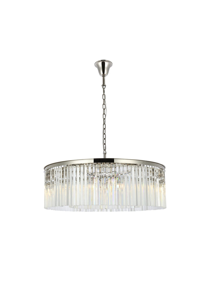 Elegant Lighting Chandelier Royal Cut 1208G43PN/RC