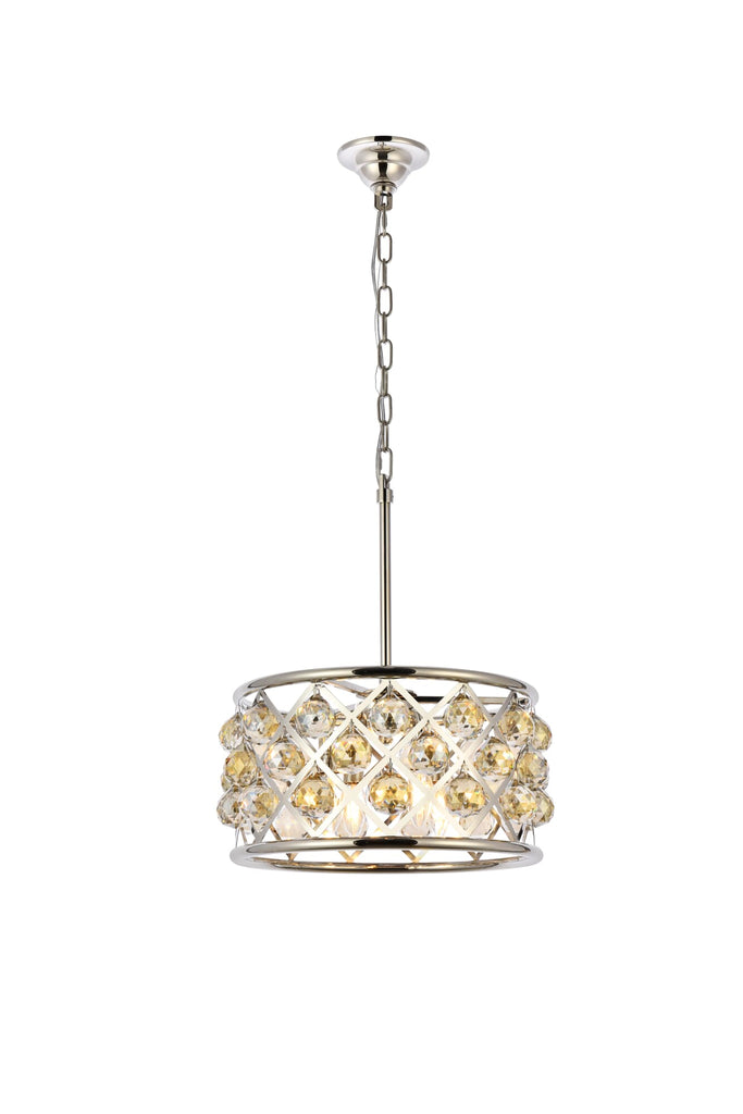 Elegant Lighting Pendant Light Royal Cut 1214D16PN-GT/RC