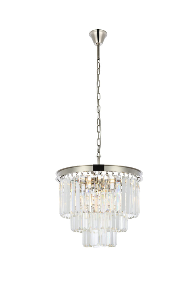 Elegant Lighting Chandelier Royal Cut 1231D20PN/RC