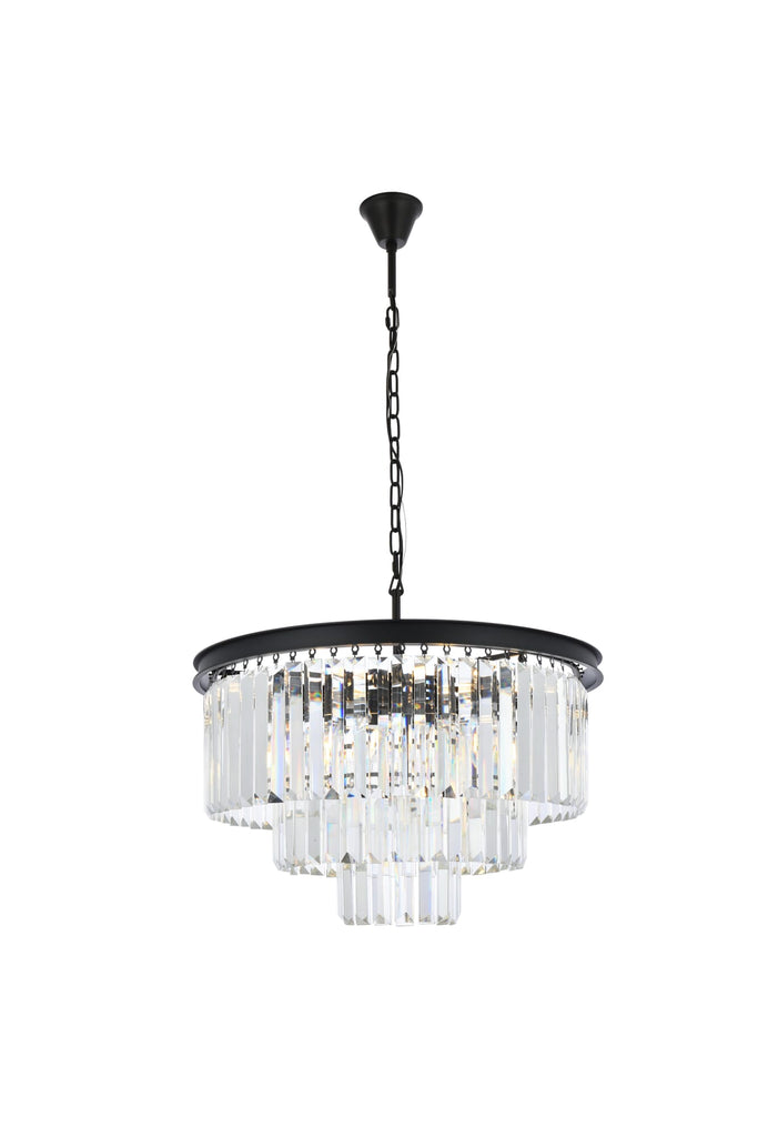 Elegant Lighting Chandelier Royal Cut 1231D26MB/RC