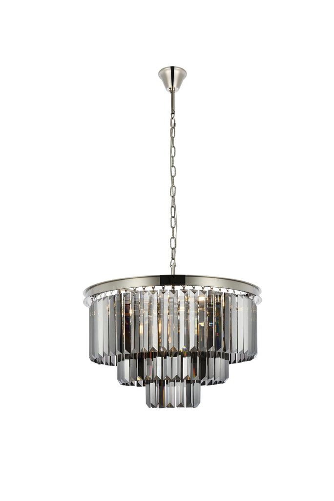 Elegant Lighting Chandelier Royal Cut 1231D26PN-SS/RC