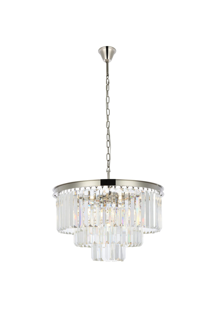 Elegant Lighting Chandelier Royal Cut 1231D26PN/RC