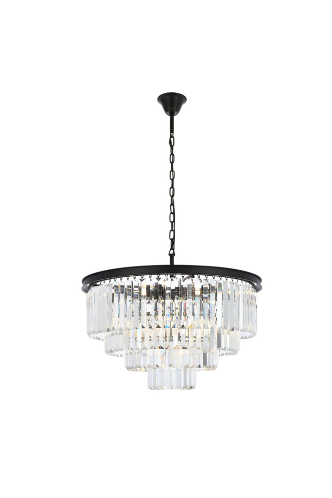 Elegant Lighting Chandelier Royal Cut 1231D32MB/RC