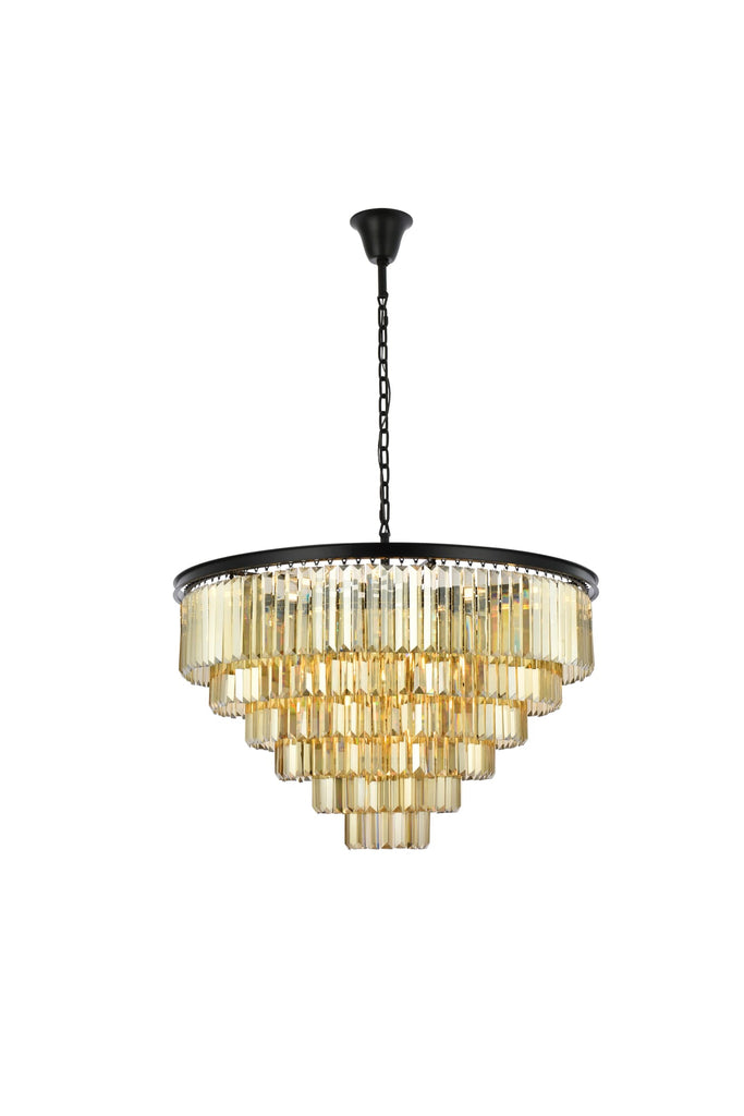 Elegant Lighting Chandelier Royal Cut 1231D44MB-GT/RC