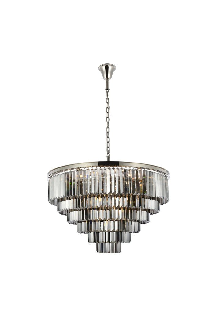 Elegant Lighting Chandelier Royal Cut 1231D44PN-SS/RC