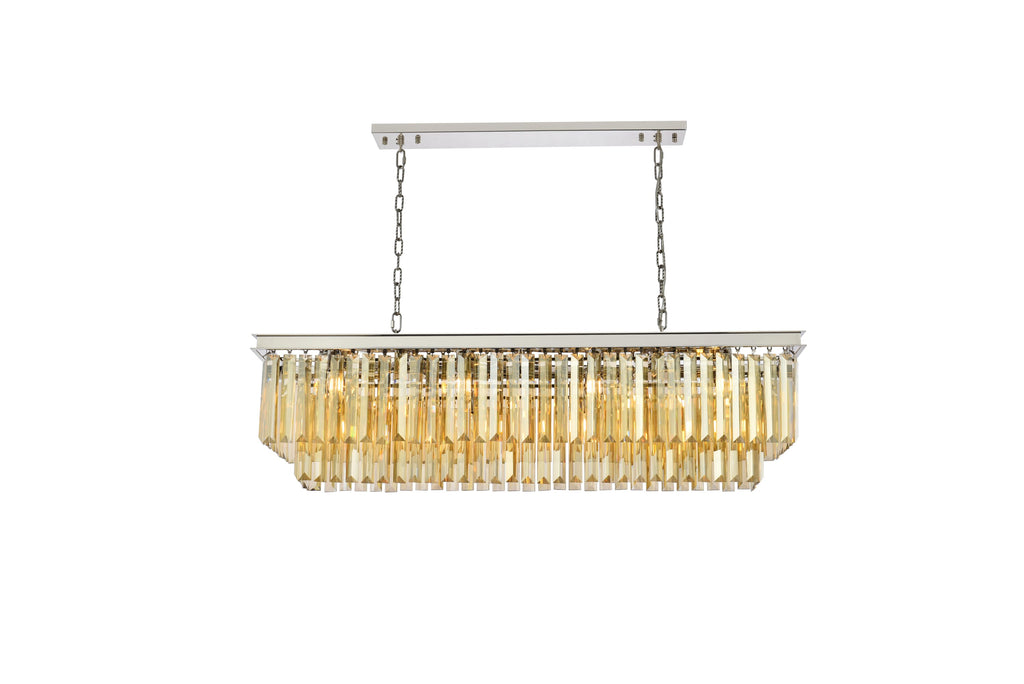 Elegant Lighting Chandelier Royal Cut 1232D50PN-GT/RC